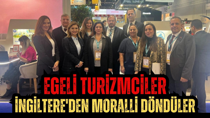 Egeli turizmciler İngiltere'den moralli döndüler