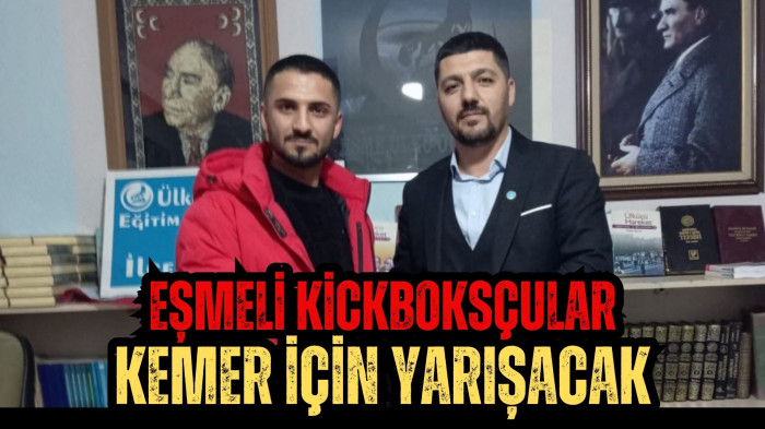 EŞMELİ KİCKBOKSÇULAR KEMER İÇİN YARIŞACAK