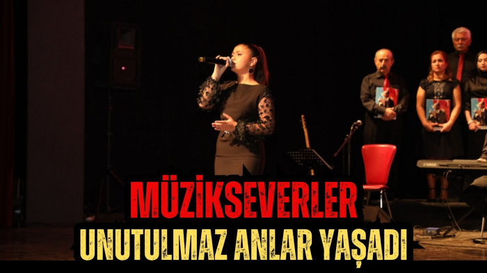 MÜZİKSEVERLERE UNUTULMAZ ANLAR YAŞADI